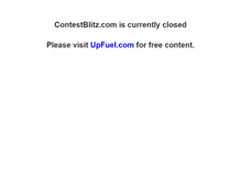 Tablet Screenshot of contestblitz.com